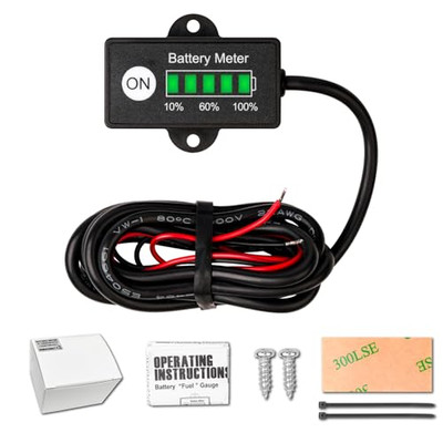 12V 24V 36V 48V Battery Indicator Battery Fuel Gauges for Lead-Acid Battery, ...