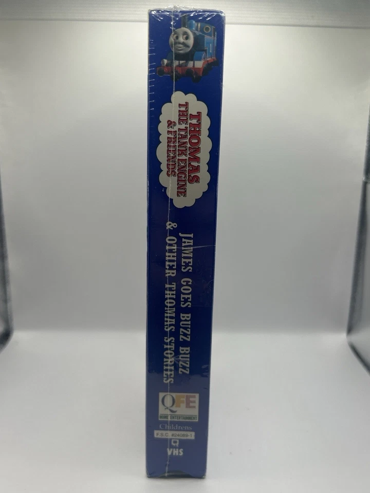 Thomas The Tank Engine & Friends James Goes Buzz Buzz VHS Sealed George Carlin Foto 4 de 4