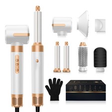 Hair Dryer Brush,Blow Dryer Brush with Attachments,110000 RPM Curly Twist 7 i...