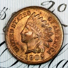 * 1902 * SOLID+ GEM BU MS INDIAN HEAD PENNY * FROM ORIGINAL COLLECTION