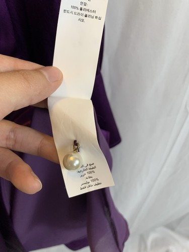 Kate Spade New York 2020 Fashion Show 100% Silk Draped Neck Dress Women Size 4 - Picture 7 of 13