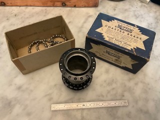 WWII 1944 Morrow Coaster Brake Hub Shell N3 36 13 Heavy Duty Box Bearings