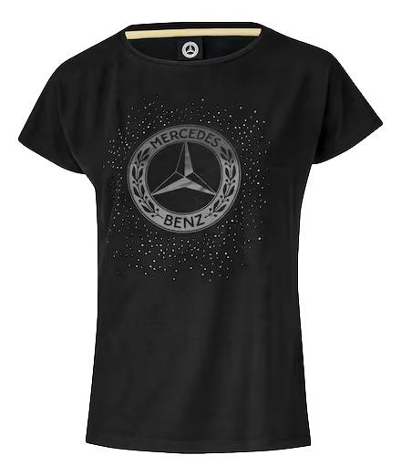 T-shirt classique Mercedes-Benz femmes XS vêtement mode automobile léger
