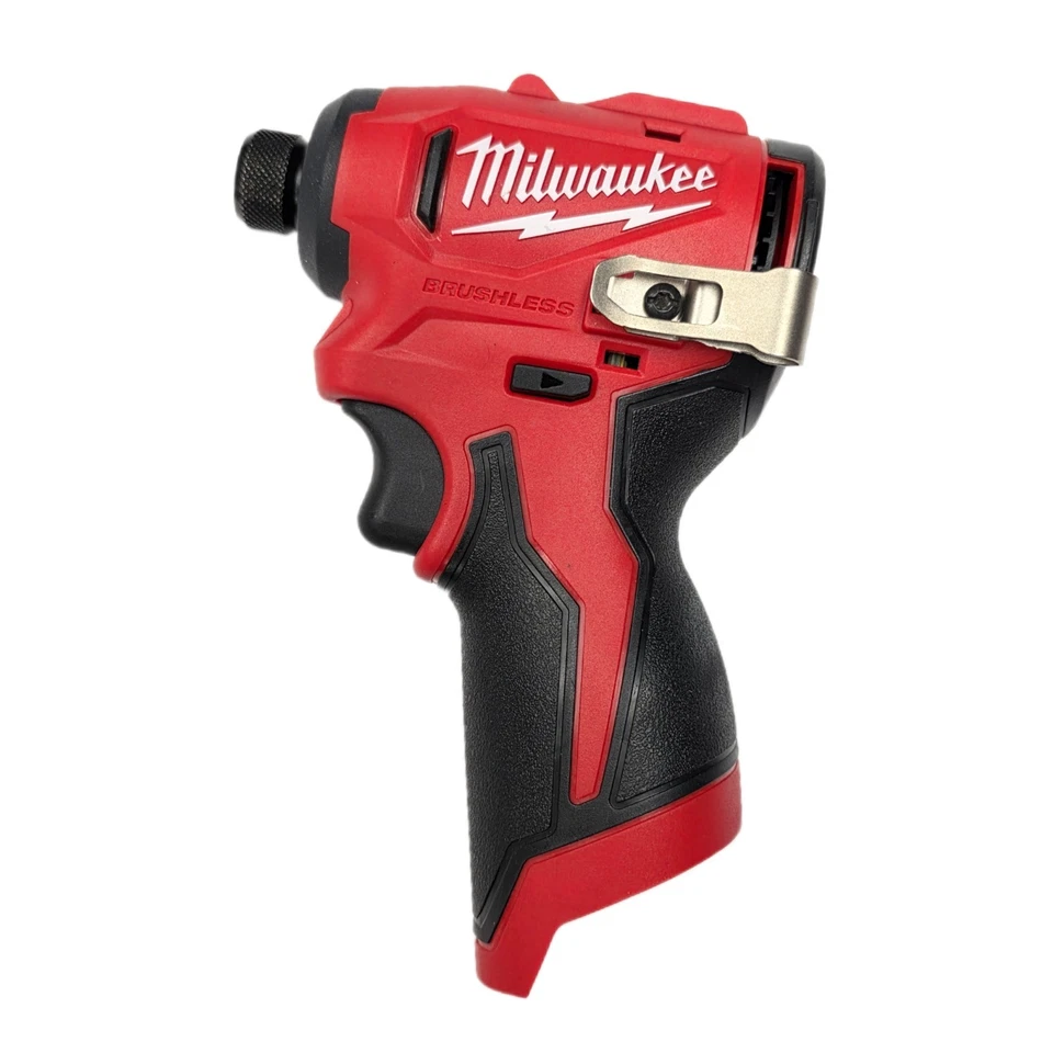 Milwaukee 3450-20 M12 12 Volt 1/4" Hex Subcompact Brushless Hex Impact Driver - Image 4 of 4