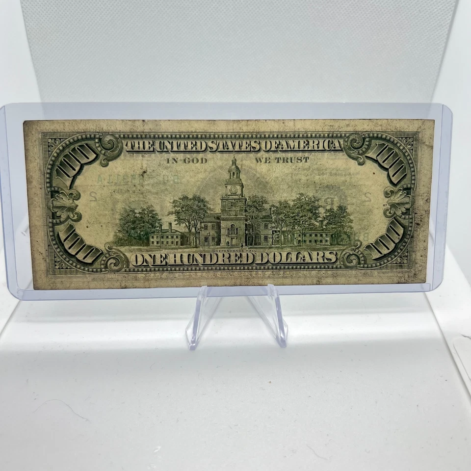 Old Design $100 Dollar Bill Series 1988 (02785311) Old US Paper Currency - Image 2 of 3