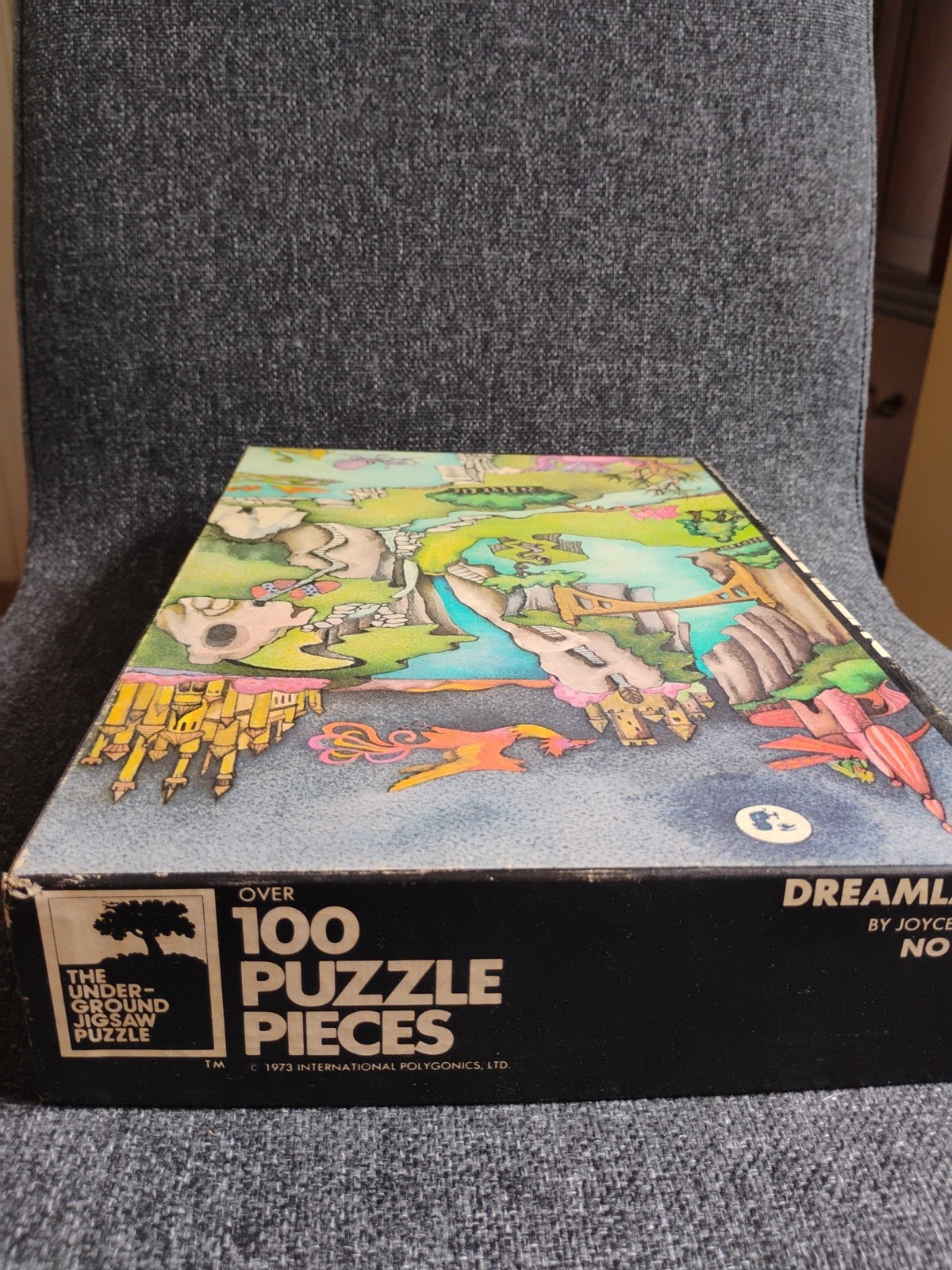 Vintage Dreamland Joyce Culkin The Underground JigSaw Puzzle 1973 International 