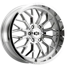 22x12 Vision 402 Riot 8x6.5/8x165.1 -51 Chrome Wheels Rims Set(4) 125.2