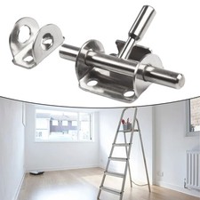 Door Bolt Latch Stainless Steel Sprung Attic Loft Ceiling Hatch Lock Catch Part