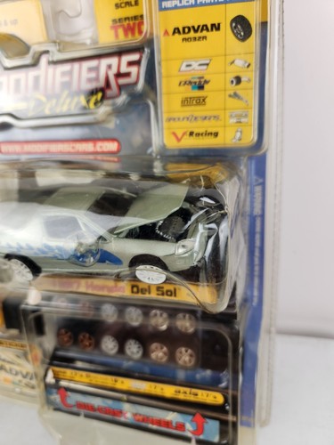 Modifiers Deluxe 1997 Honda Del Sol Series 2 Model Car New Real Replica Parts - Picture 3 of 22