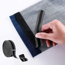 Trousers Edge Modified Strips, Iron-on Pants Edge Shorten Self-Adhesive Pants...