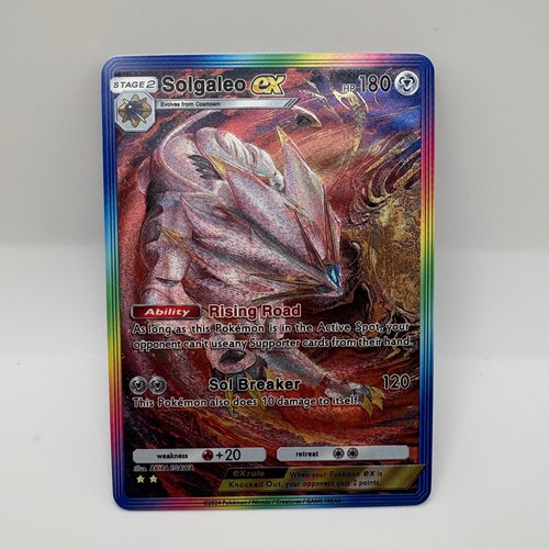 Solgaleo EX Pokemon TCG Pocket Illustration Rare Textured Holo Custom