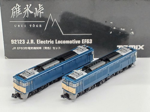 Locomotora Eléctrica TOMIX N Escala N Calibre EF63 Tipo Azul 92123 JR EF63 Tipo (Bl | Zustand: Used