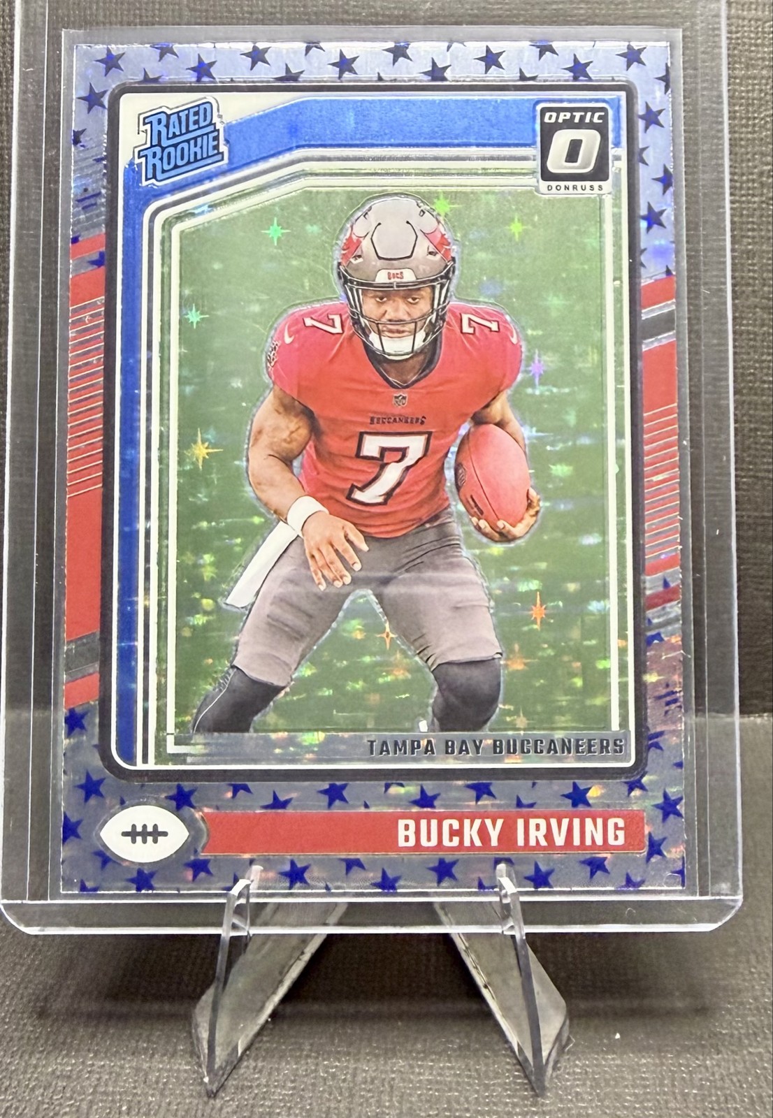 2024 Panini Donruss Optic - Rated Rookie Bucky Irving #216 Stars Prizm (RC)