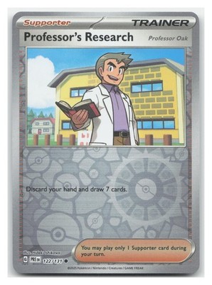 Professor's Research 122 PRE Pokemon Reverse Holo  B2G1 Coupon  NM