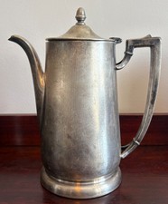 Vintage 1969 Pan Am Airlines First Class Silver-Plated Coffee Pot 48oz Intl