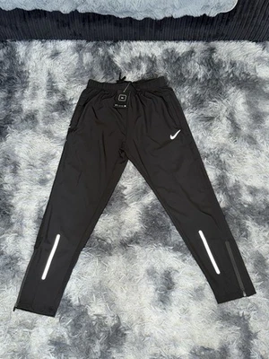 Nike Black Dri-fit Reflective Running Bottoms Size Medium BNWT Mens - Image 1 of 4