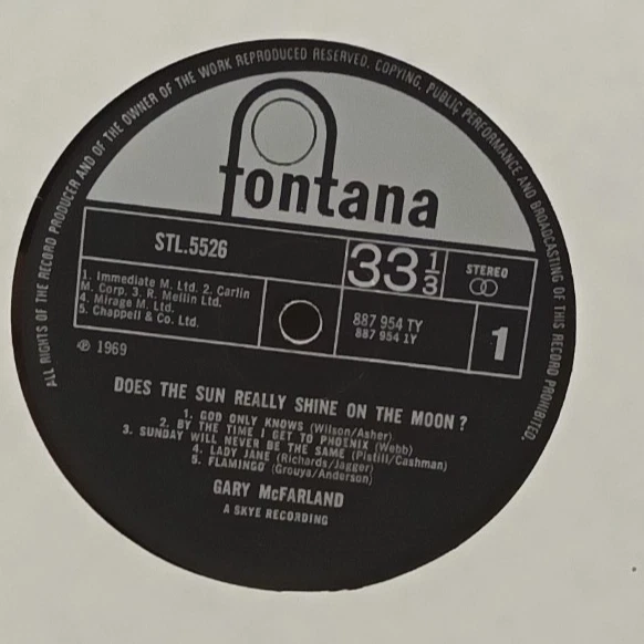 Gary McFarland & Co Does The Sun Really Shine On The Moon LP 1968 Used F1 - Image 4 of 4