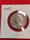 ☆1945 Washington Silver Quarter☆