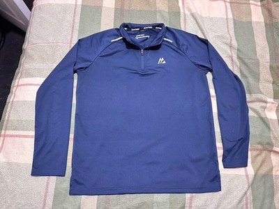 Montirex Junior Soar 1/4 Zip Logo Polyestermischung Windbreaker Jacke-Größe LB