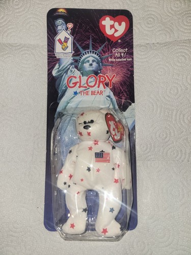Vtg. TY NIP Beanie Baby-Glory the Bear-McDonalds-Original Packaging - Picture 2 of 3