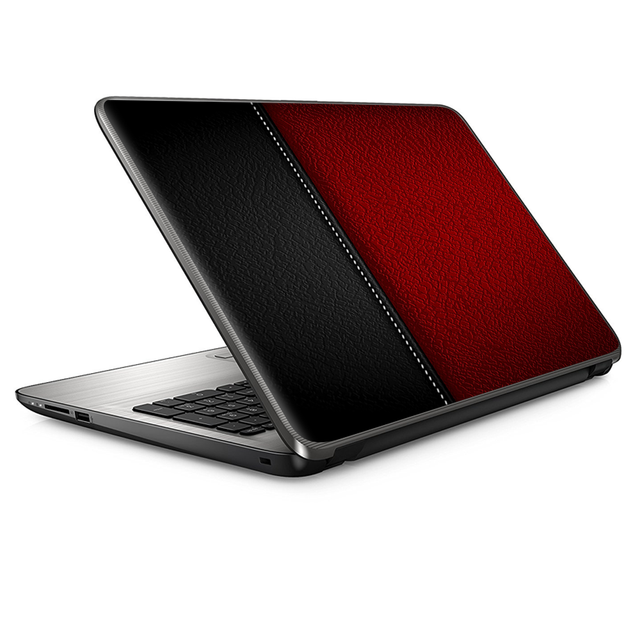 Universal Laptop Skins Wrap for 14" Black and Red Leather Pattern eBay