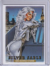 Silver Sable 2024 Marvel Masterpieces Leather Variation $1.50 SHIPPING