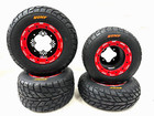 DWT G3 Red Beadlock Rims Sunf A021 Street Tires Yamaha Banshee Raptor 700 YFZ450