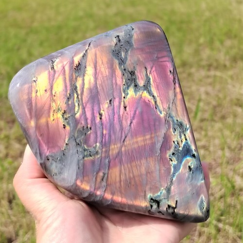 tOP Natural Labradorite Mineral Quartz Specimen Crystal Spectrolite Gem 953g - Picture 2 of 20
