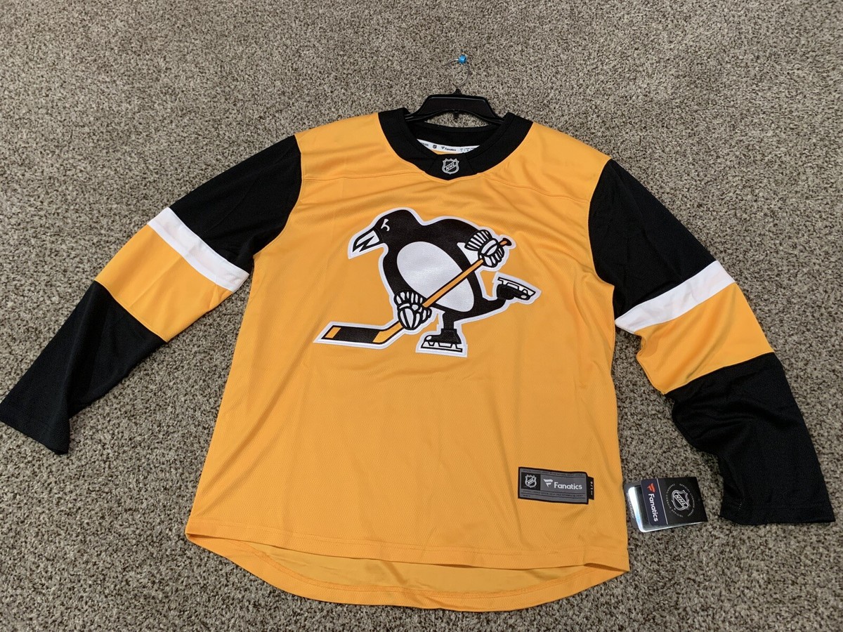 Fanatics NHL Pittsburgh Penguins Breakaway Jersey Men's Large NWT