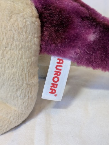 Aurora Plüschtier lila Triceratops Dinosaurier Plüschtier Stofftier Spielzeug - Bild 8 von 10