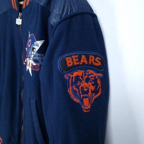 Chaqueta Letterman Chicago Bears Rara Campeones del Mundo de 1980 Fútbol Talla Grande - Imagen 4 de 23
