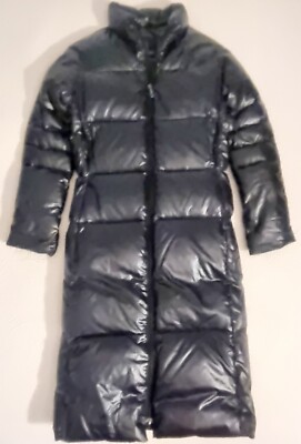 piumino lungo MONCLER donna nero tg1 corrisponde tg40 in perfette  condizioni