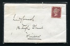 QUEEN VICTORIA RARE STAR POSTMARK ISLE OF WIGHT RAILWAY MASTER ROYAL HOUSEHOLD