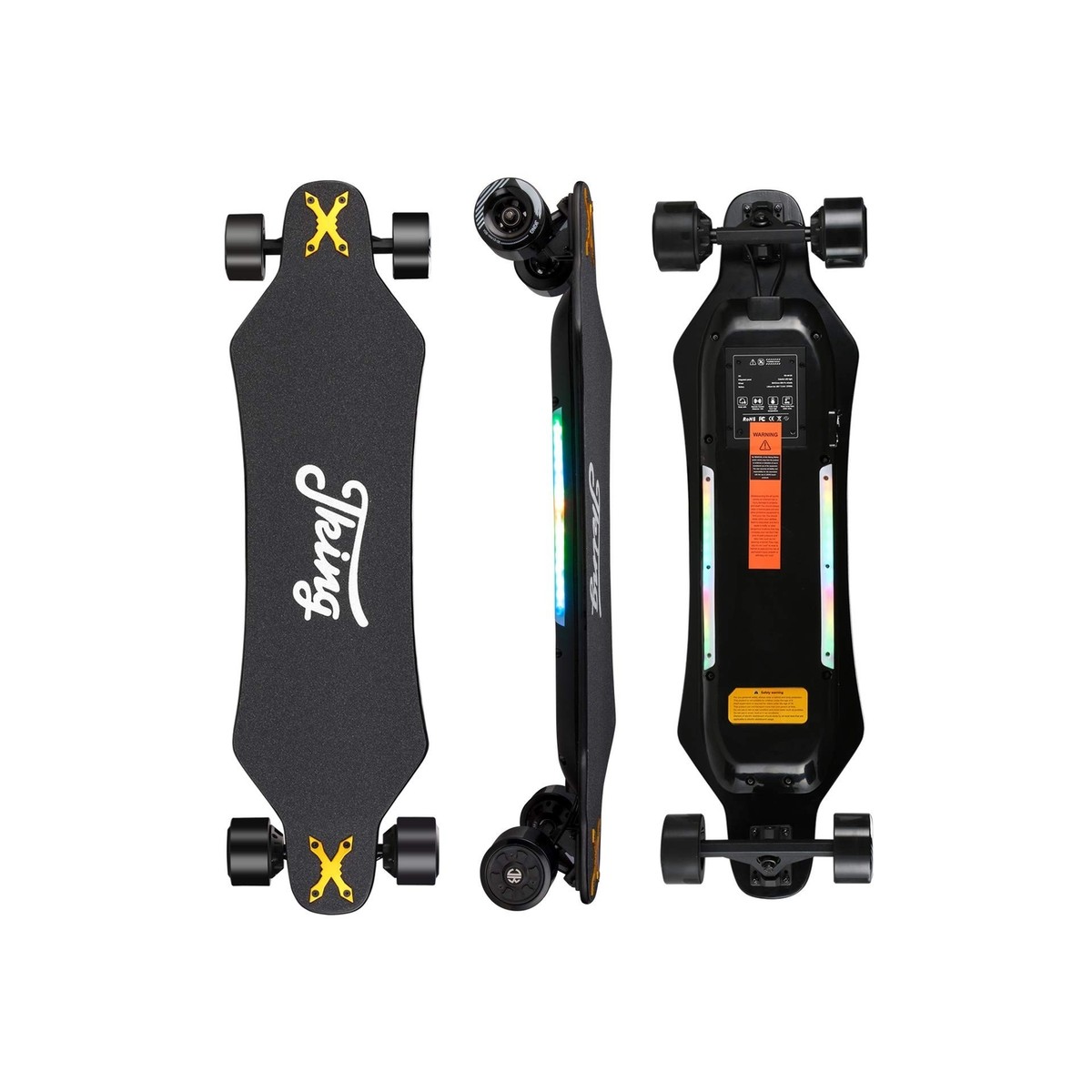 スケートボード ELECTRIC BALANCE BOARD Jetson Ring Electric Balance Board, Black, Teens and Ages 12