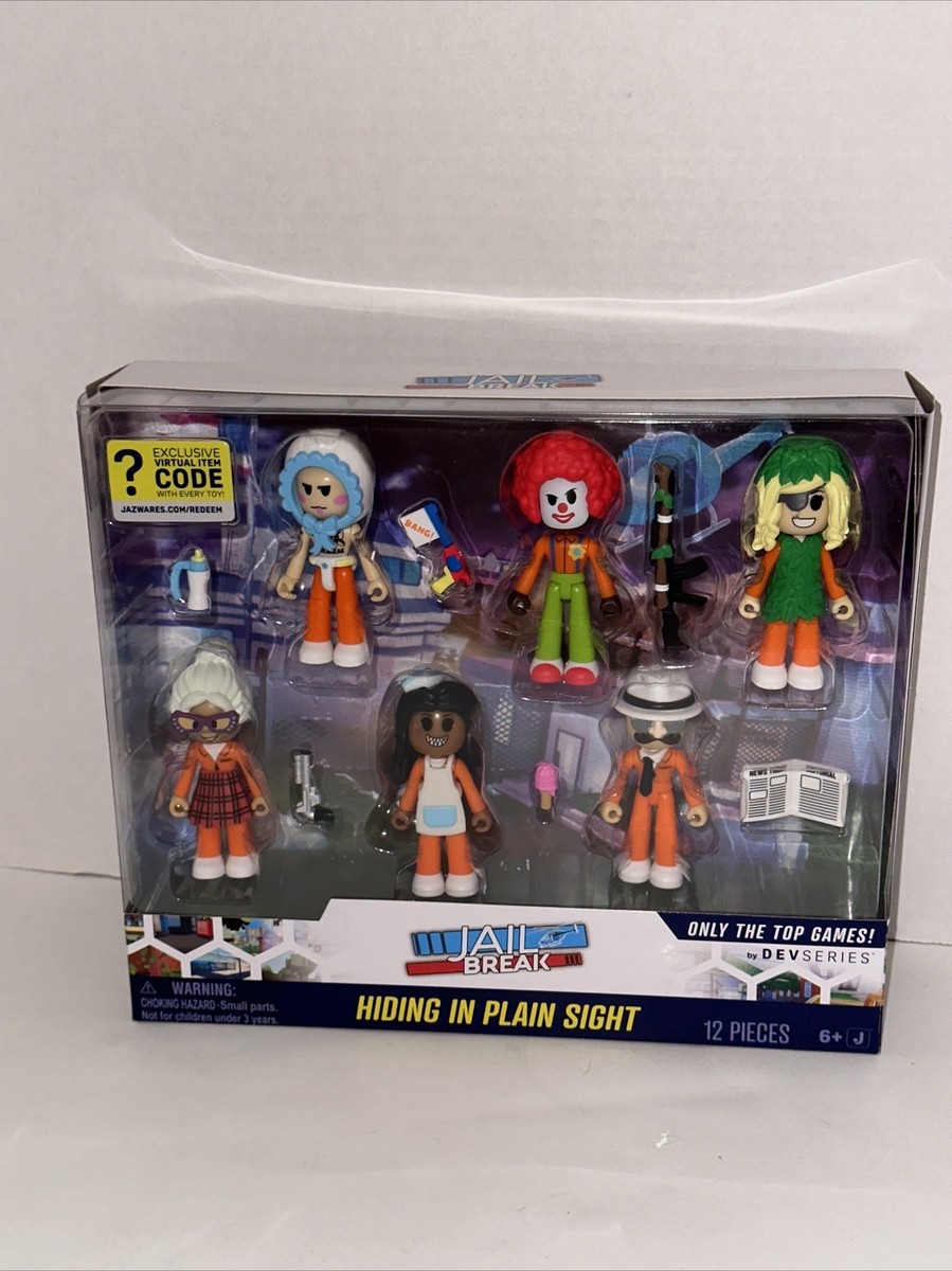 Roblox DEVSERIES Jailbreak Hiding In Plain Sight 6 Action Figures