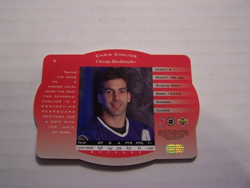 Tarjeta SPX Chris Chelios Upper Deck #6 - Imagen 2 de 2