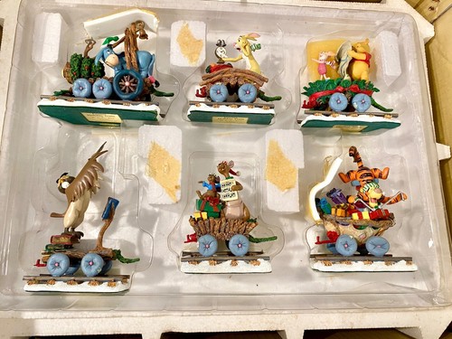 Winnie the Pooh Christmas Holiday Train Figur 6-teiliges Set Danbury neuwertig - EEYORE