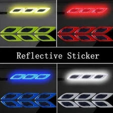 Reflective Car Door Bumper Truck Wheel Handle Sticker Tape Safety Warning Decal