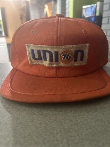 Vecchio cappello camionista snapback toppa stazione di servizio UNION 76 VINTAGE ANNI 80 MADE IN USA - Foto 4 di 5