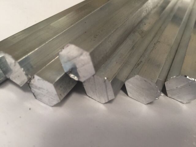 Aluminium Solid HEX Bar Size 10 MM x 300 MM Machine Solid ROD 2011 T3 - MS12 Aluminium Solid HEX Bar Size 10 MM x 300 MM Machine Solid ROD 2011 T3 - MS12