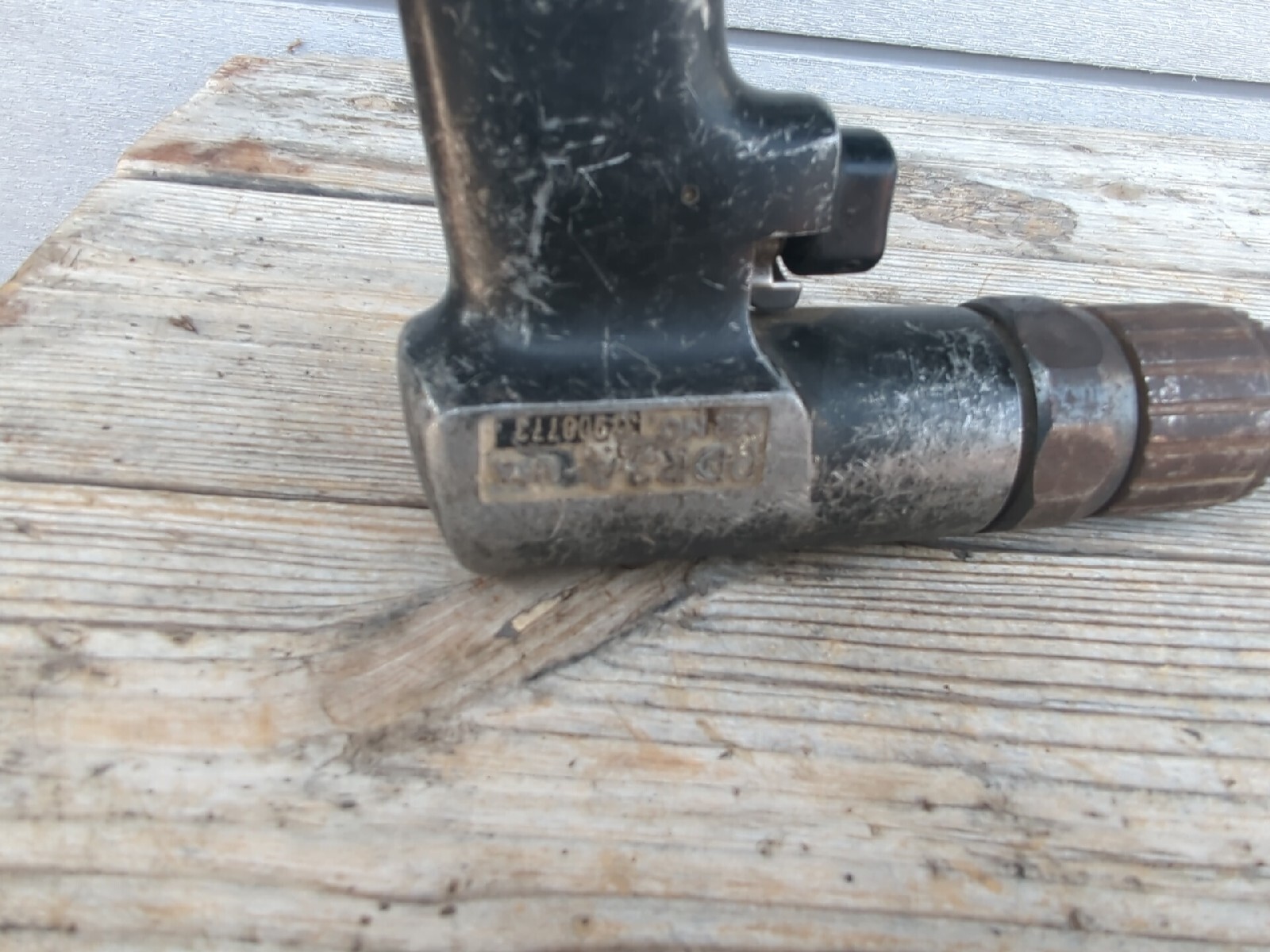 Vtg SNAP ON TOOLS 3/8"  Chuck Air Drill #PDR3A Pneumatic Tool PARTS REPAIR ONLY 