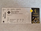 1 Collector Ticket FIFA WC World Cup Qatar 2022  Match 18 QATAR vs SENEGAL