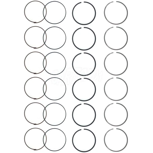 6pcs Kolbenringe Φ84.5mm für Audi A4 A5 A6 Q5 3.2L FSI V6 CALA CALB 06E198151H - Bild 3 von 12