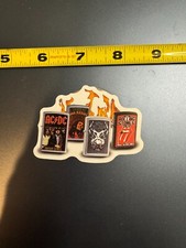 New AC/DC ROLLING STONES BOB MARLEY HARLEY DAVIDSON sticker