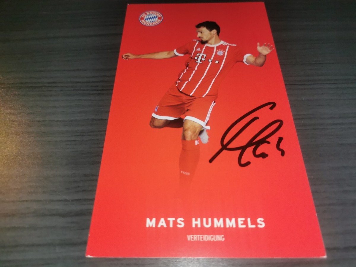 Mats Hummels hand signed FC Bayern München autograph card | eBay