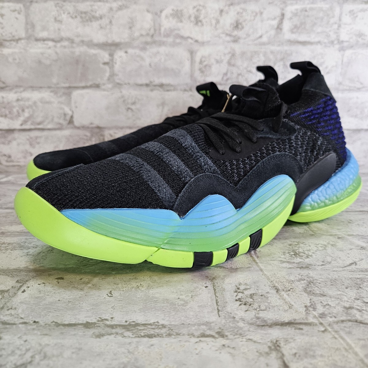 【美品】adidas Trae Young 2 バスケットシューズ25.5cm adidas アディダス Trae Young 2 (パープル×ネイビー) H06483 F