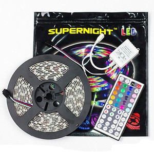 5M-5050-SMD-RGB-300LEDs-Flexible-Strip-Waterproof-44-Key-IR-Remote