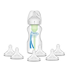 Dr. Brown  S Natural Flow  Anti-Colic Options   Wide-Neck Baby Bottle, 9 Oz/270 M