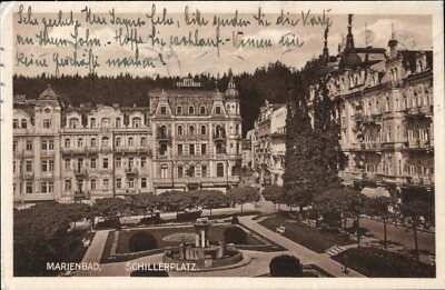 Marienbad , Schillerplatz  1912