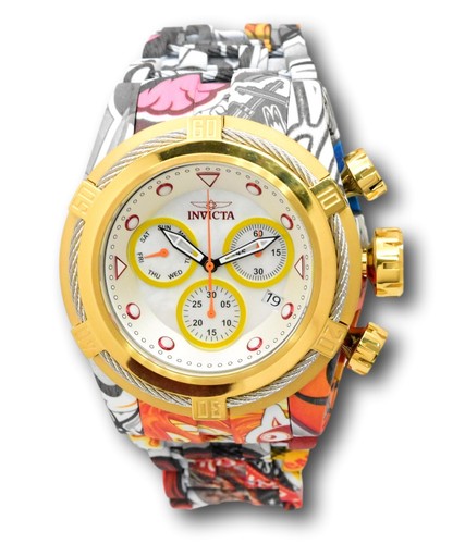Reloj cronógrafo suizo Invicta Bolt graffiti hidrochapado para hombre 53 mm 34715 - Imagen 17 de 18